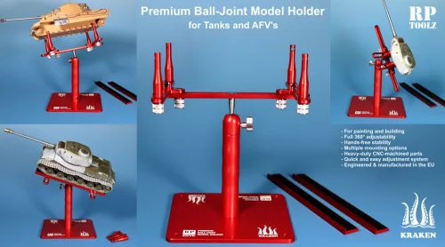 Kraken Prémium gömbfejes makett állvány