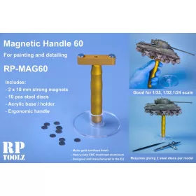 MAG60 Mágneses markolat , plexi alappal