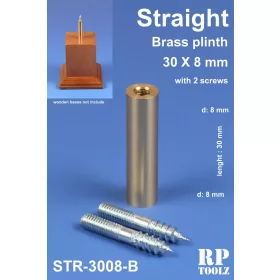 Egyenes formájú réz alátét 30x8 mm