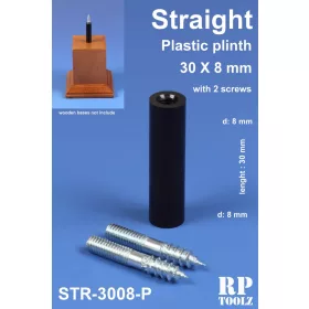 Egyenes formájú műanyag alátét 30x8 mm